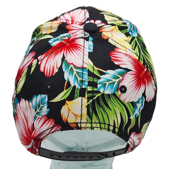 Bubba Gump Shrimp Company Hawaiian Floral Tropical Snapback Hat Embroidered - Picture 6 of 12